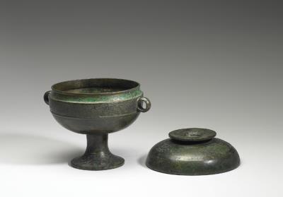 图片[3]-Dou food container with coiling hui-snake pattern, early Warring States Period, c. 5th-4th century BCE-China Archive